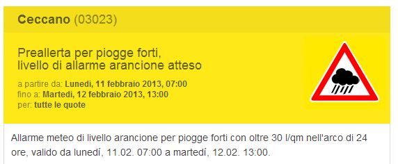 allerta meteo