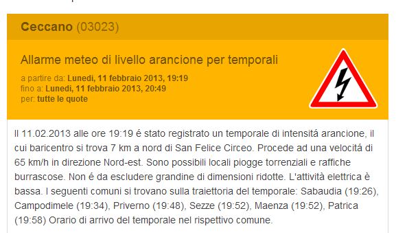 allerta meteo