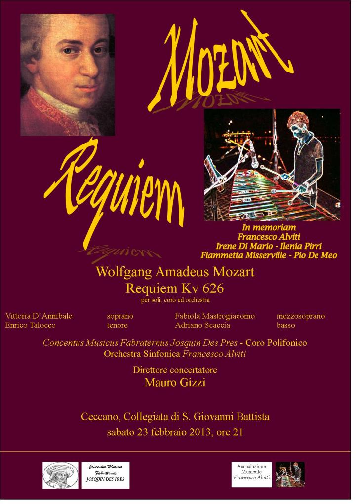 mozart requiem 2013 ceccano 23 febbraio