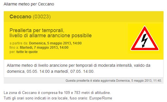 allerta meteo