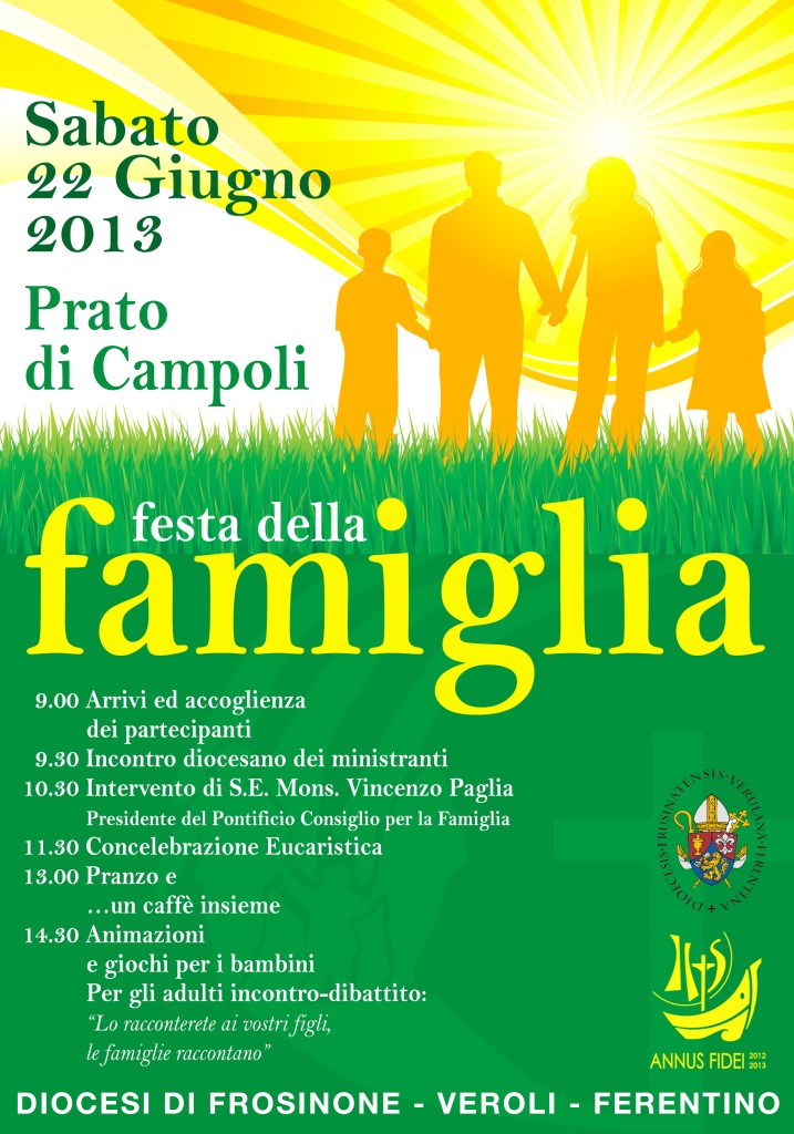 Manifesto festa della Famiglia 2013