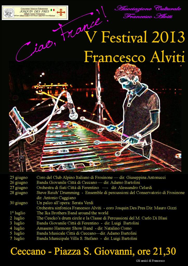 V festival manifesto senza comune