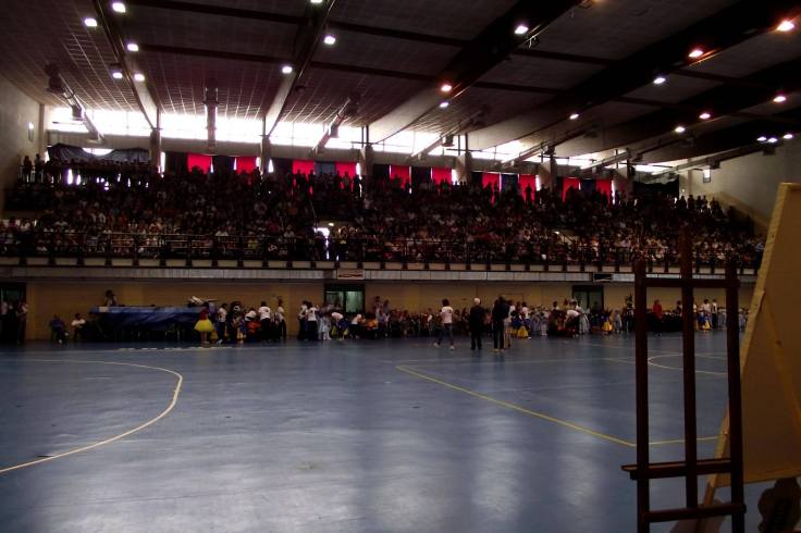 L'interno del palazzetto crollato: questo ha perso Ceccano