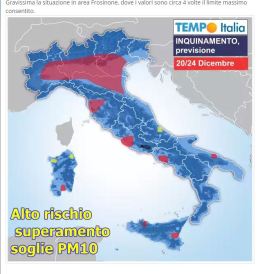 mappa italia pm10