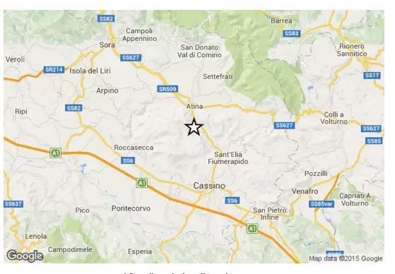 terremoto atina