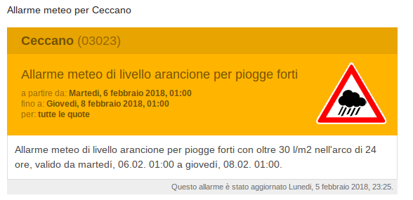 Allarme meteo per Ceccano (2)